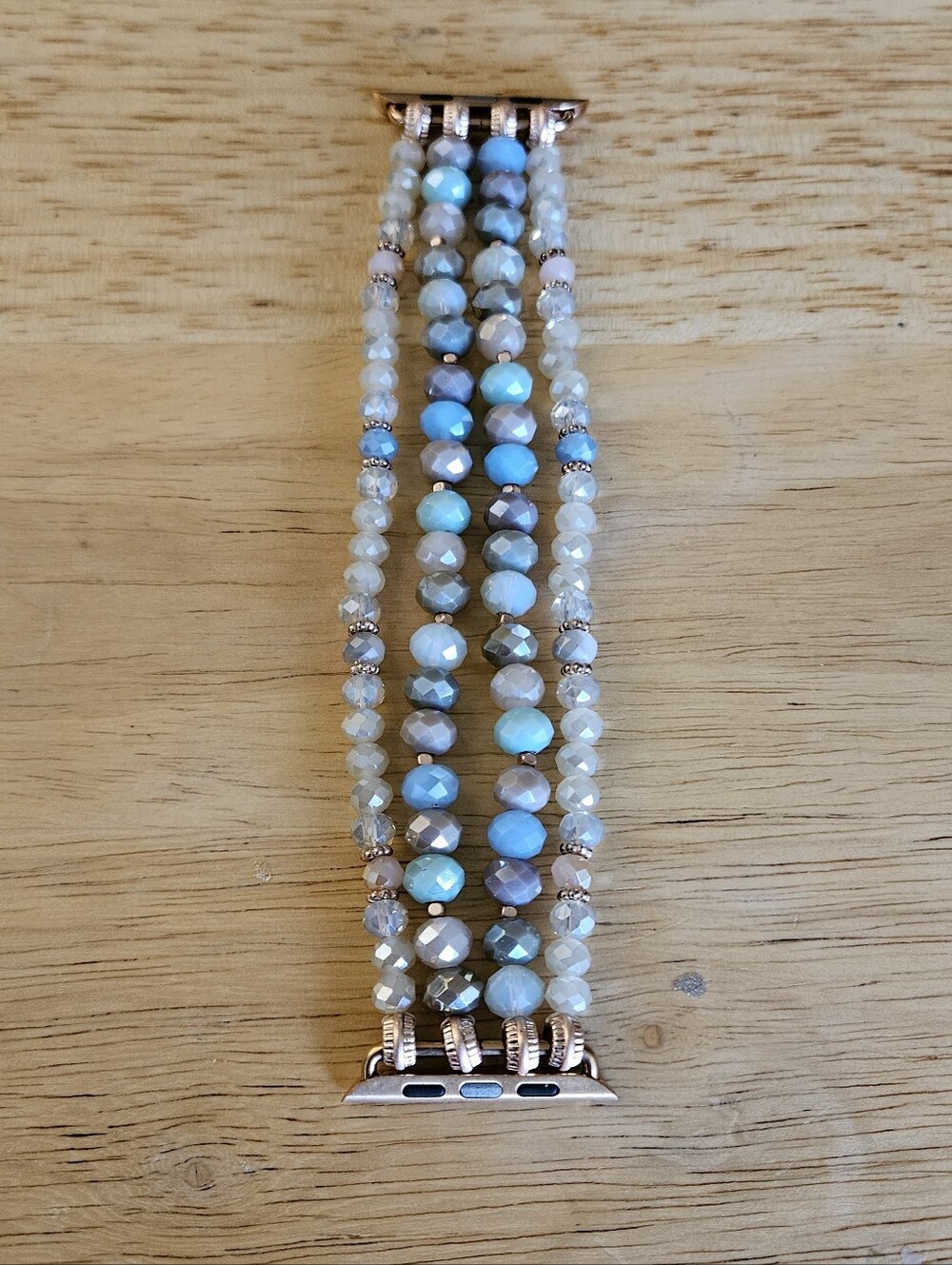 Apple Watch Band - Rose Gold Beaded